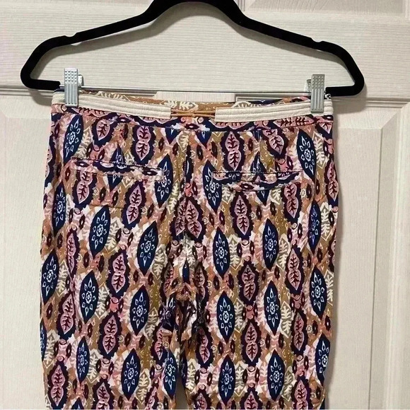 Anthropologie Pilcro And The Letterpress Paz Ikat Joggers Pants Boho Size 25P - Picture 4 of 8